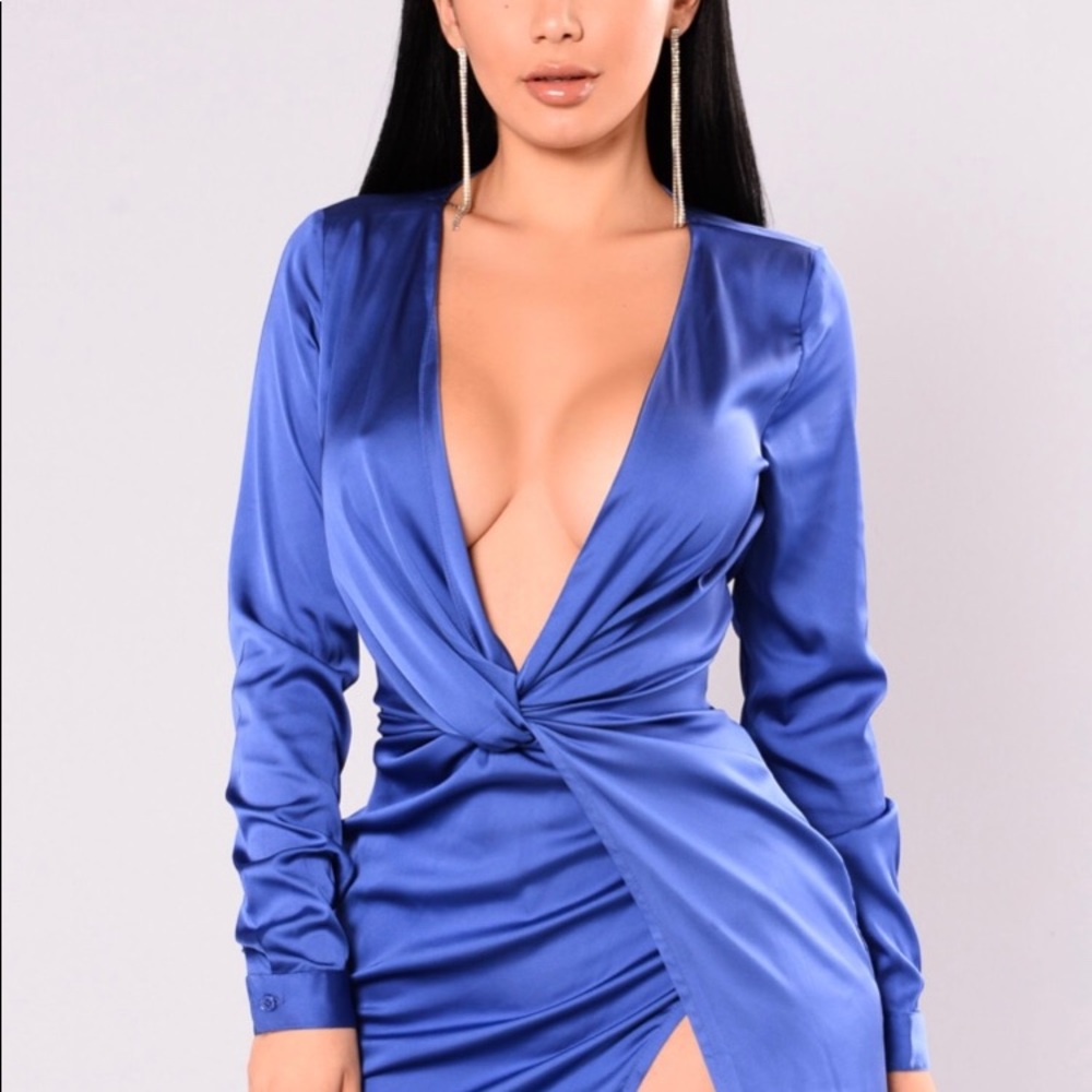 NEW fashion nova royal sugar free dress